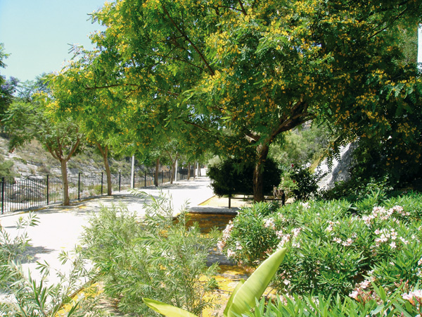Parque municipal. Gata de Gorgos