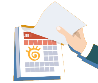 Agenda de actividades y eventos julio